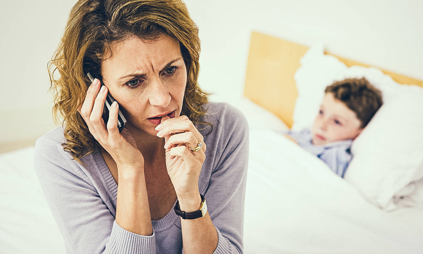 Mother anxious about son