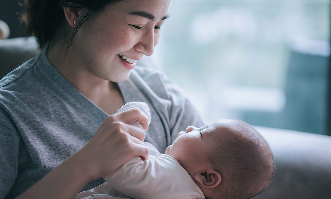 Mother and baby