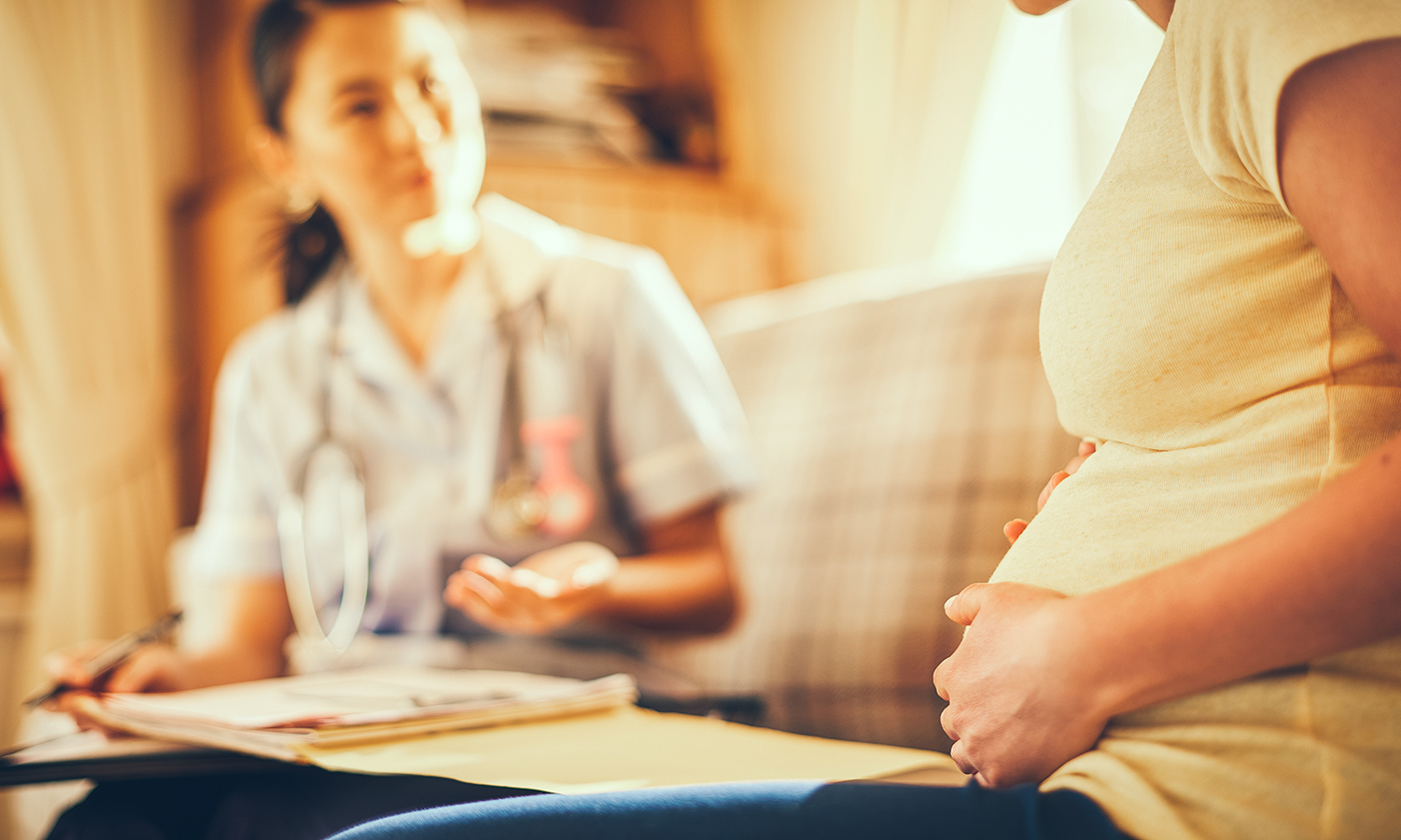 Mother and midwife