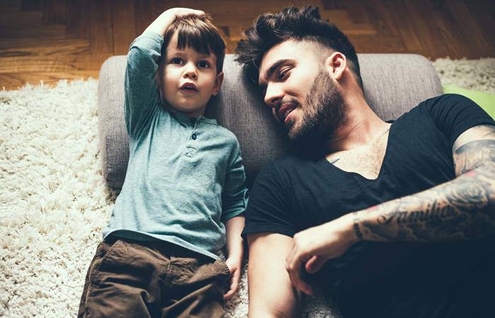 Father and son