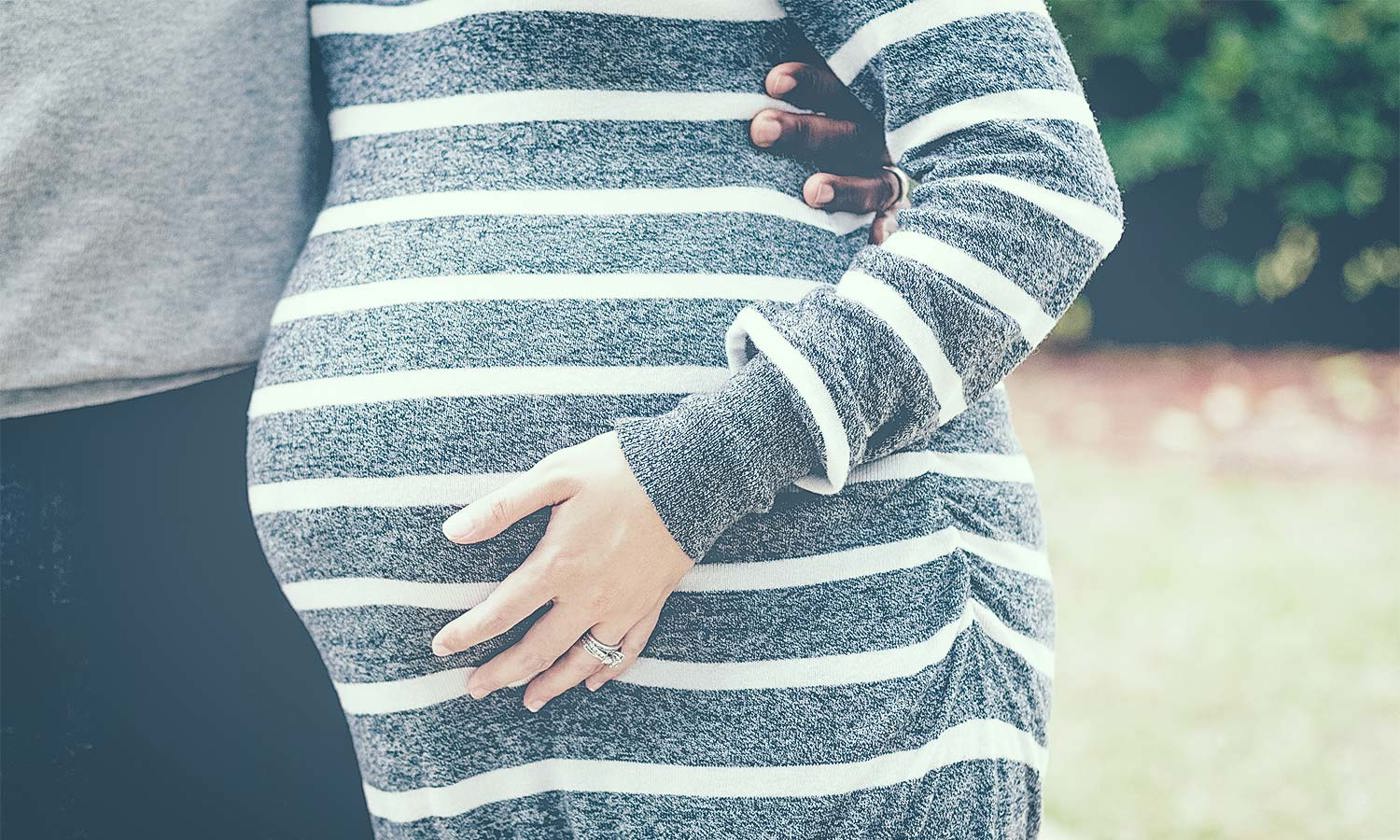 pregnant torso