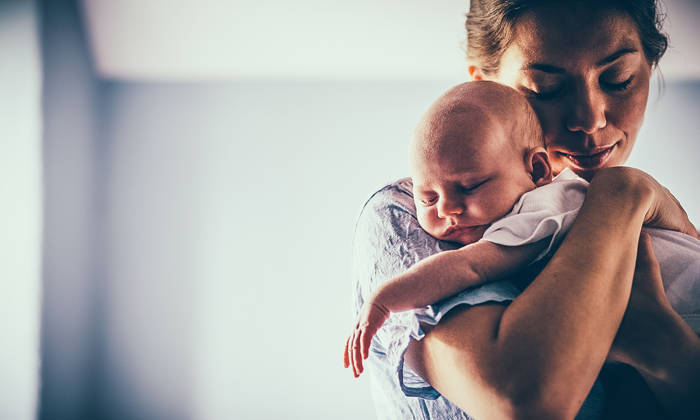 Sleeping newborn